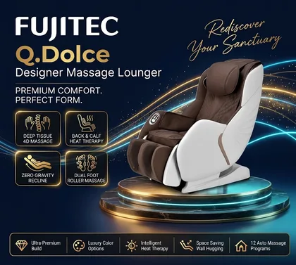FUJITEC Q.Dolce - Designer Massage Lounger