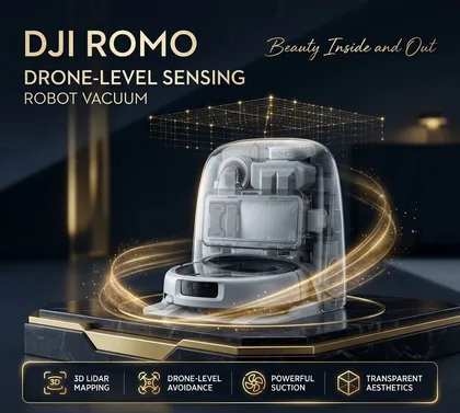 DJI ROMO - Drone-Level Sensing Robot Vacuum