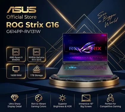 ASUS ROG Strix G16 G614PP-RV131W 16" Gaming Laptop