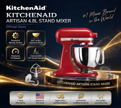 KitchenAid Artisan 4.8L Tilt Head Stand Mixer