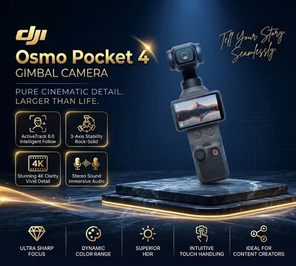 DJI Osmo Pocket 4 - Pocket Camera