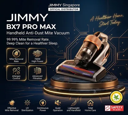 JIMMY BX7 PRO MAX Handheld Anti Dust Mite Vacuum Cleaner 700W
