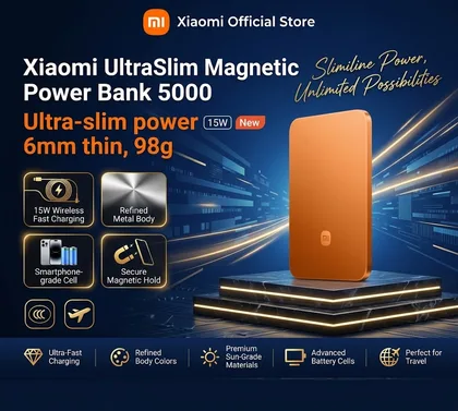 [CCC Power Bank] Xiaomi UltraSlim Magnetic Power Bank 5000mAh 15W